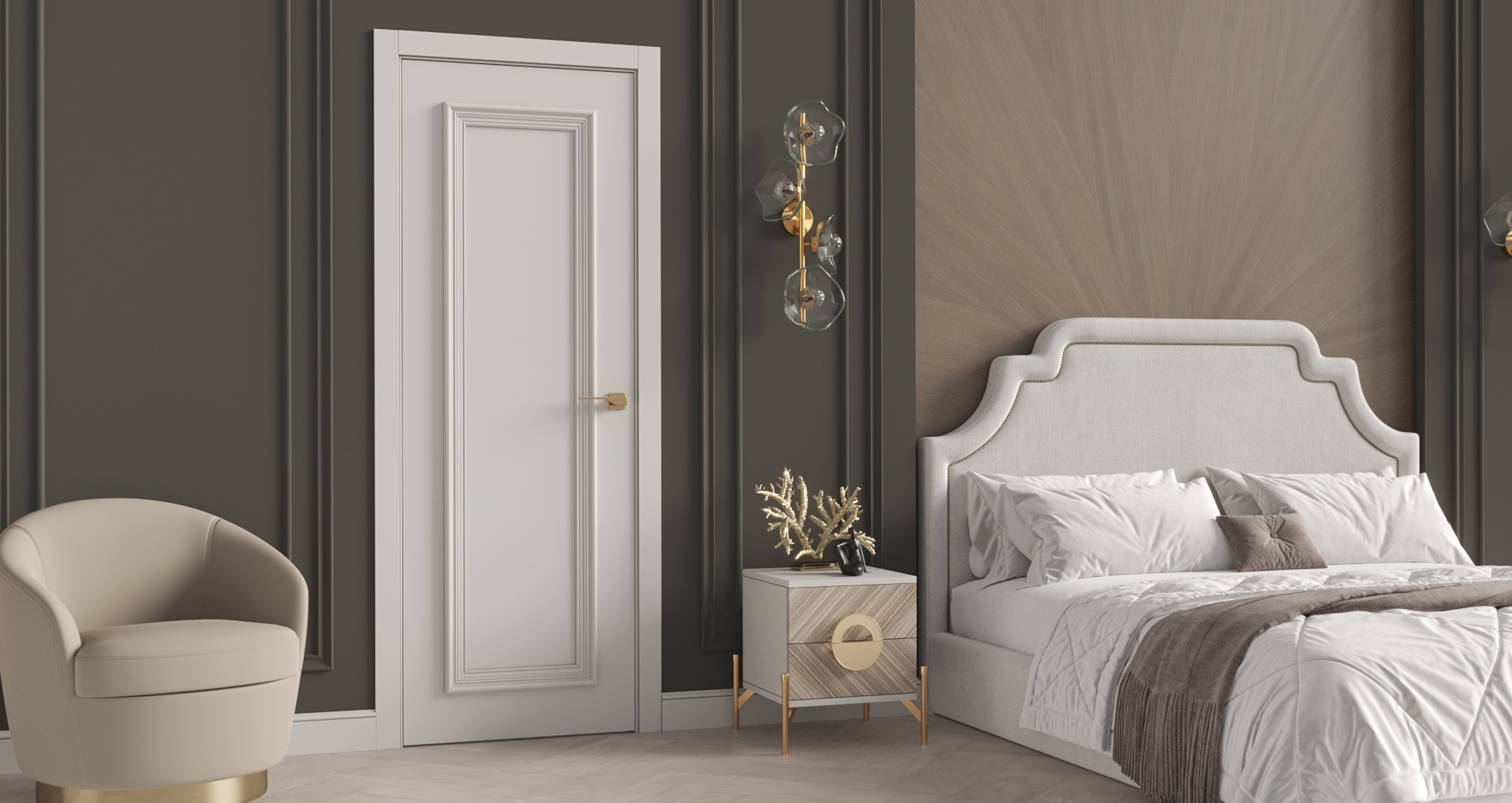 Корте и Борго c выраженным багетом